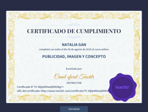 ¿mis cursos incluyen certificados?